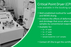 Critical Point Dryer – now available for users of CEITEC Nano